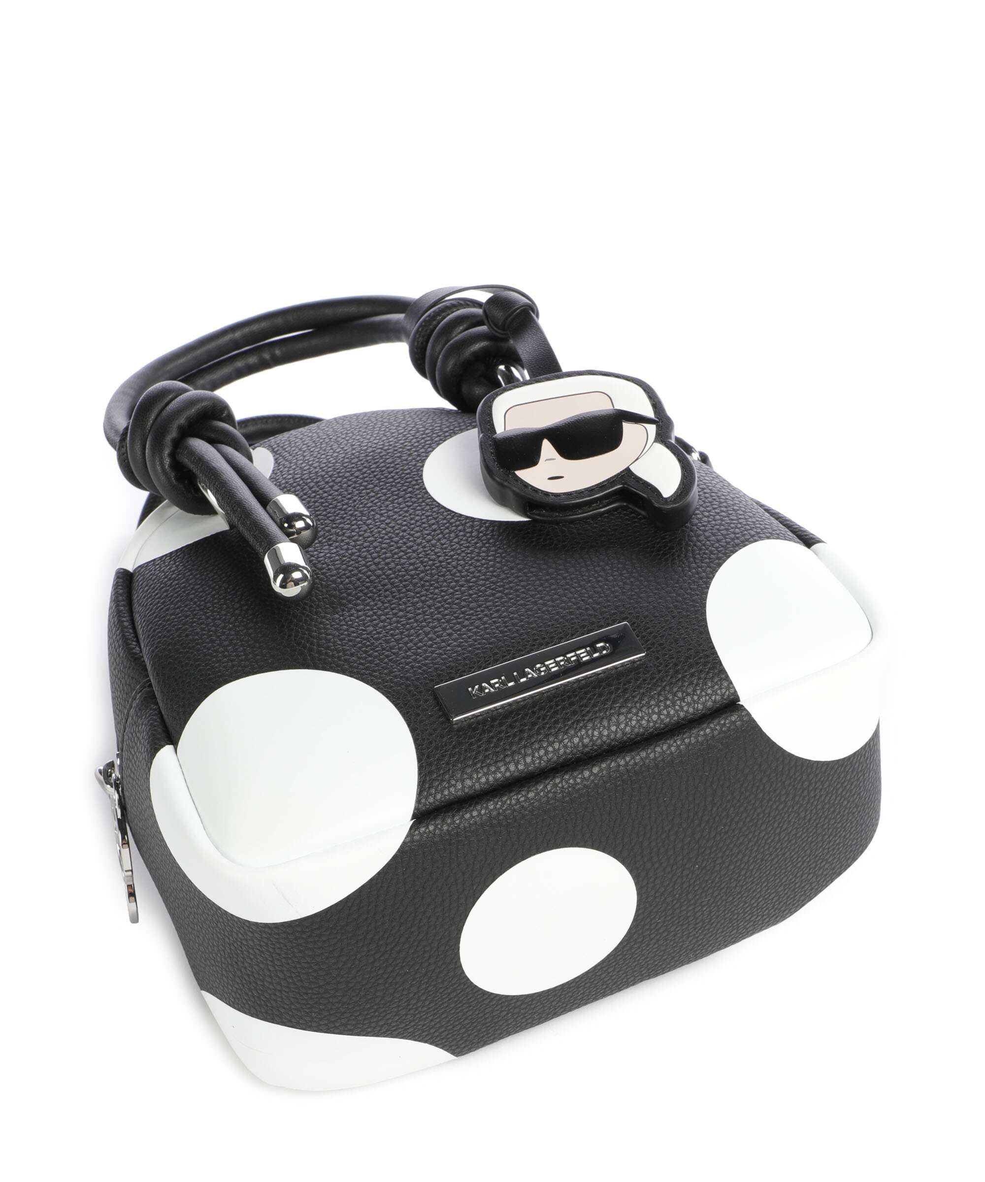 Karl Lagerfeld Ikon Handbag variable polka dot
