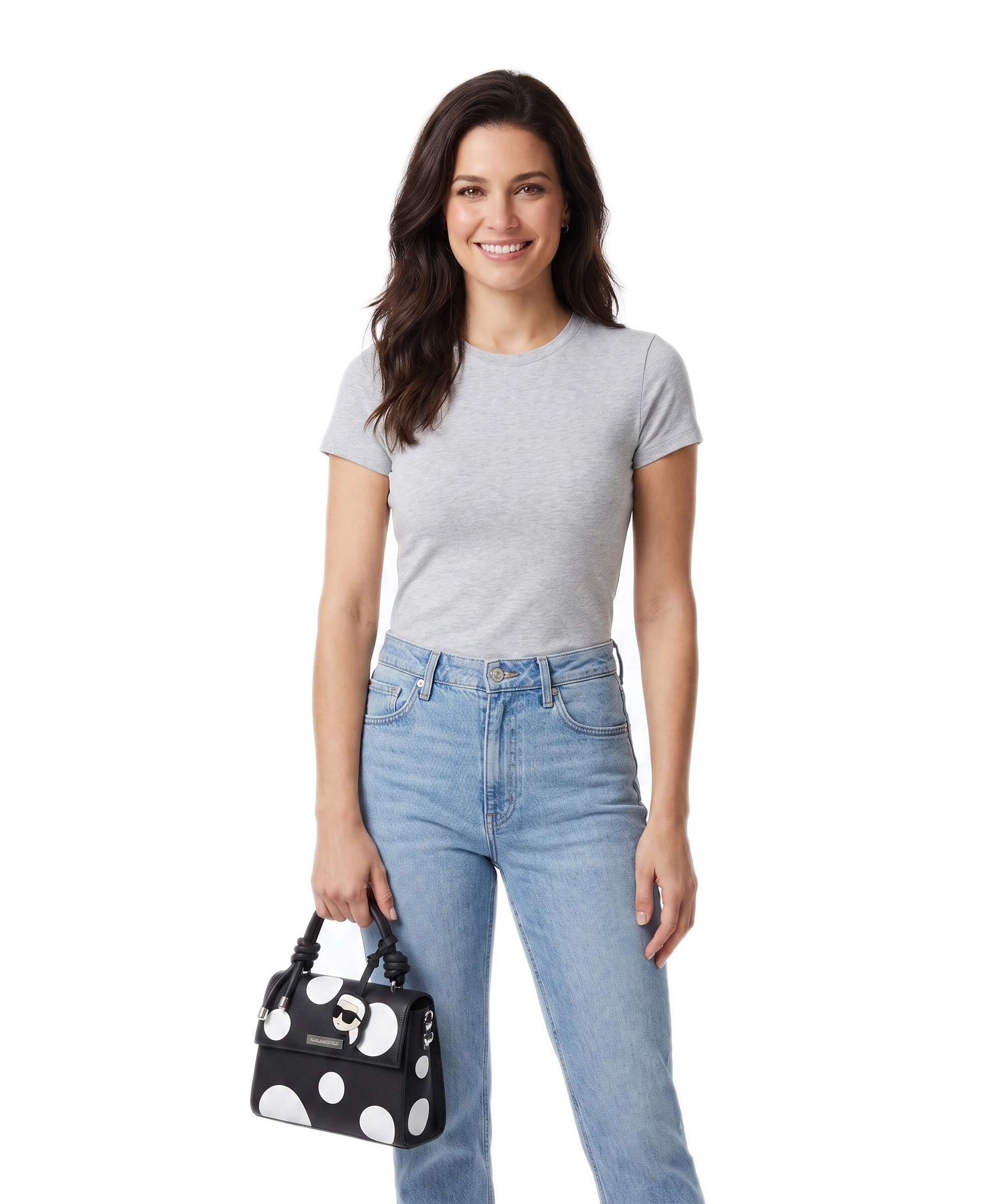Karl Lagerfeld Ikon Knots Handbag variable polka dot