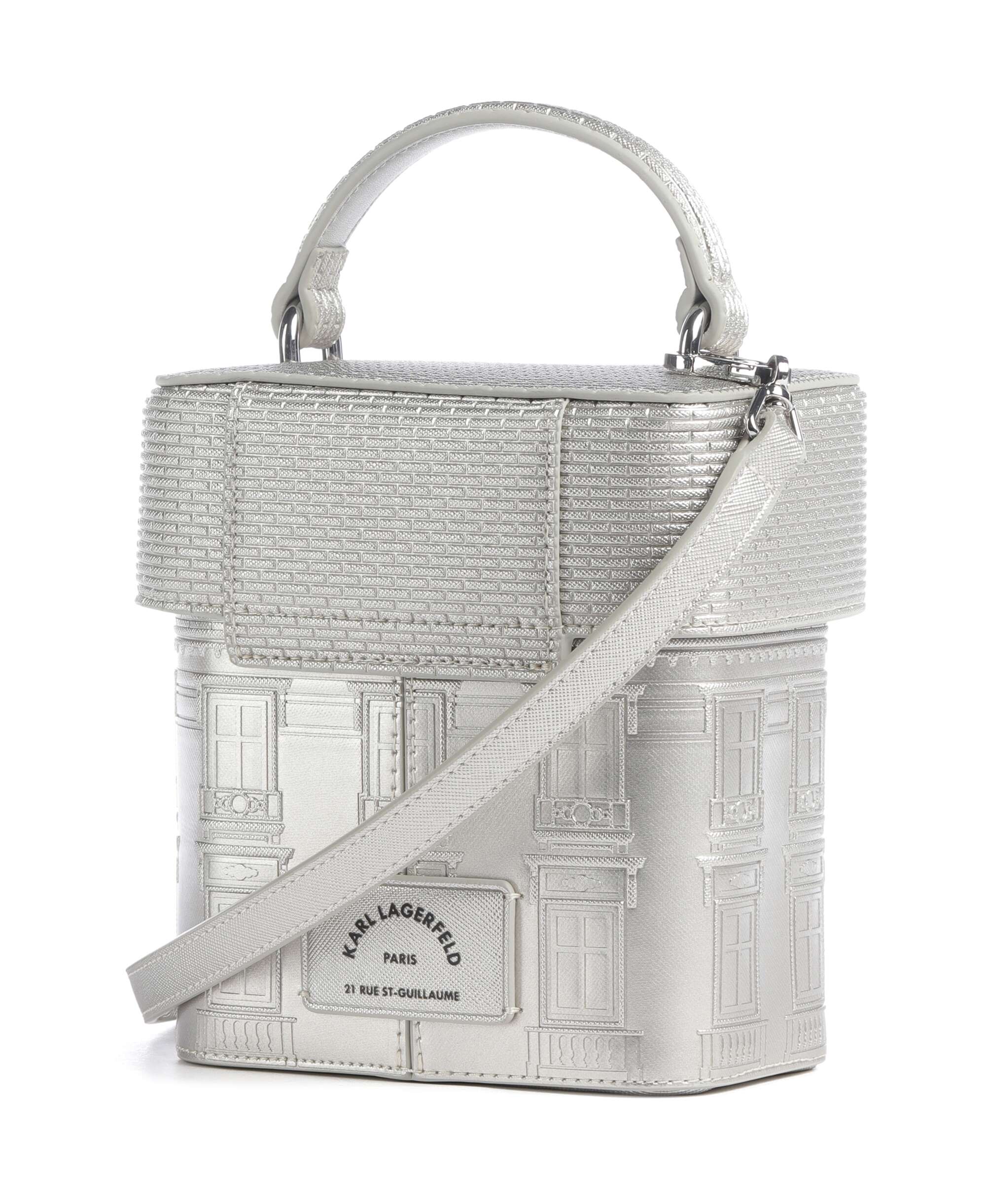 Karl Lagerfeld K/Rue St Guillaume Crossbody bag silver