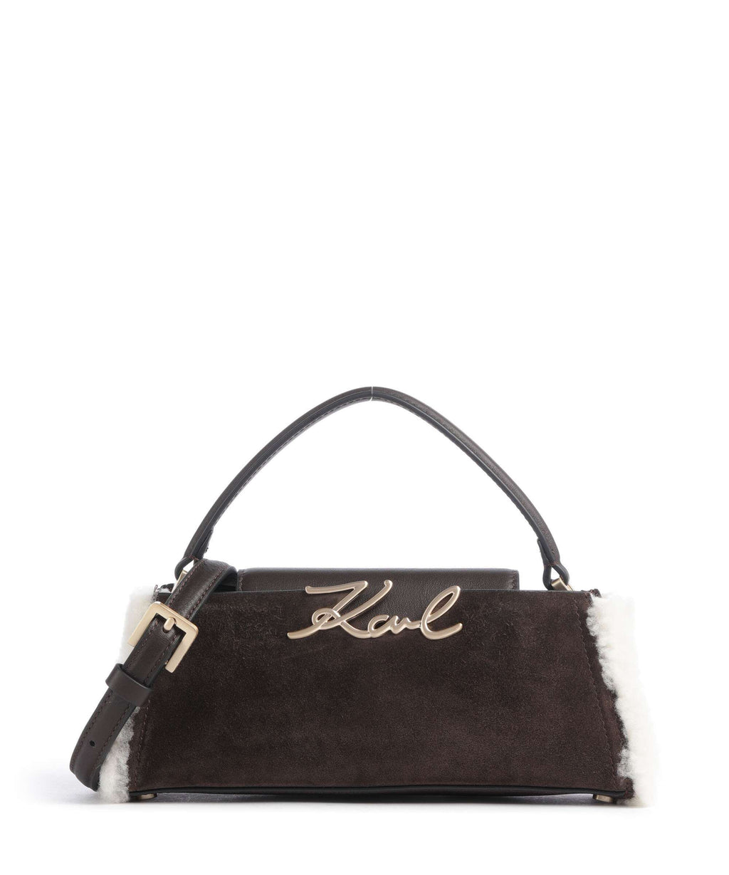 Karl Lagerfeld K/Signature Mini Crossbody bag tobacco