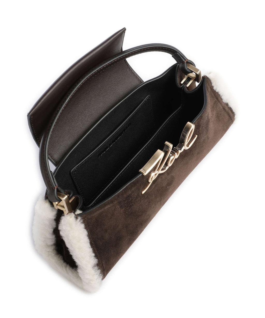 Karl Lagerfeld K/Signature Mini Crossbody bag tobacco