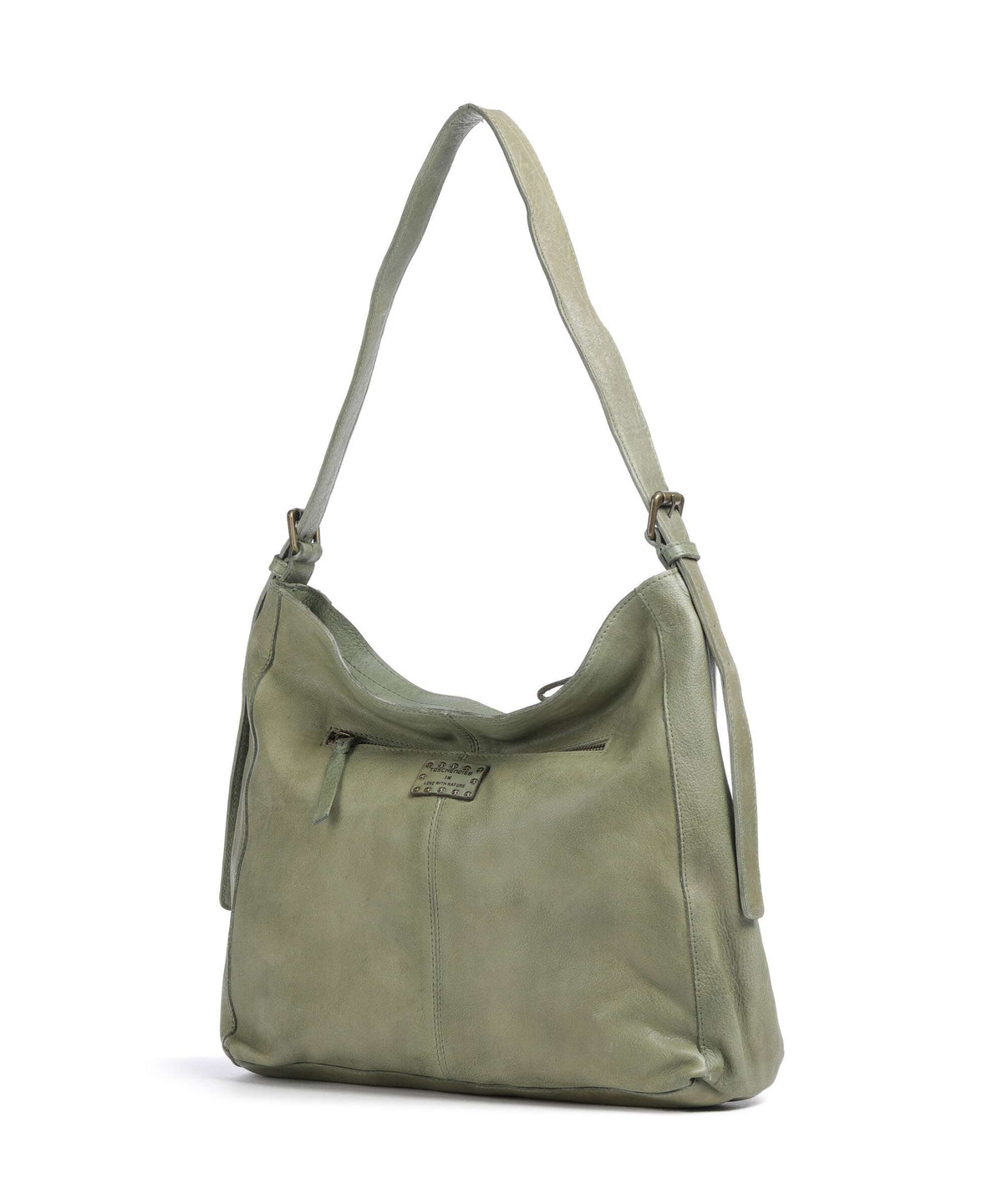 Taschendieb Wien Herzweg 2 Hobo bag green leaf