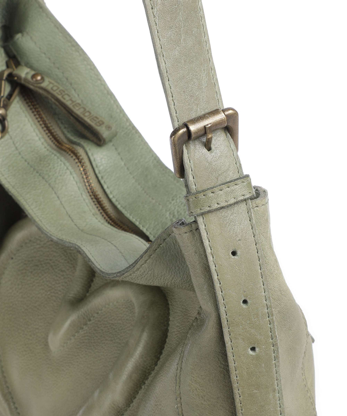 Taschendieb Wien Herzweg 2 Hobo bag green leaf