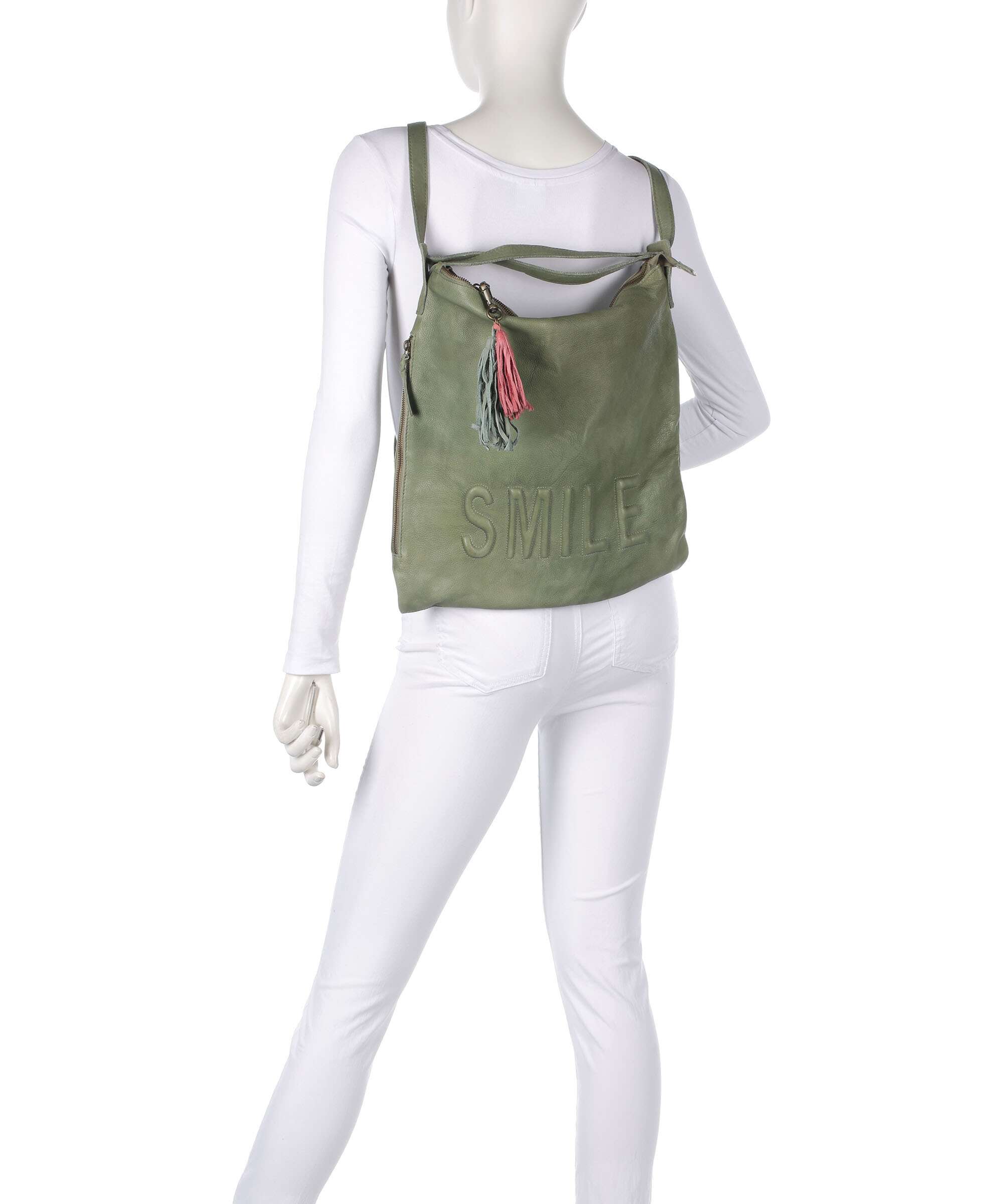 Taschendieb Wien Paoliweg 3 Backpack bag green leaf