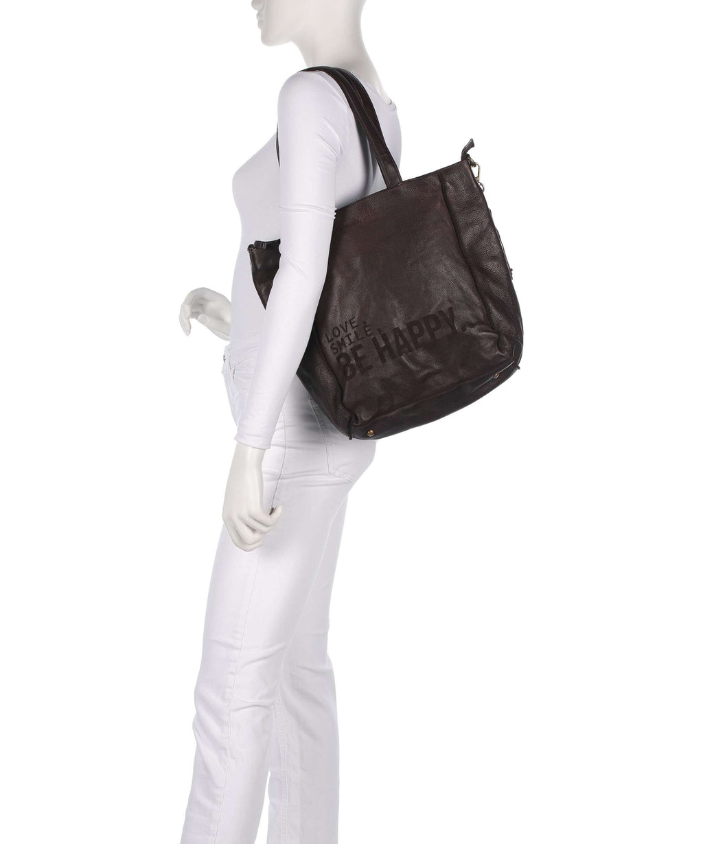 Taschendieb Wien Glücksbrücke 2 Tote bag mokka