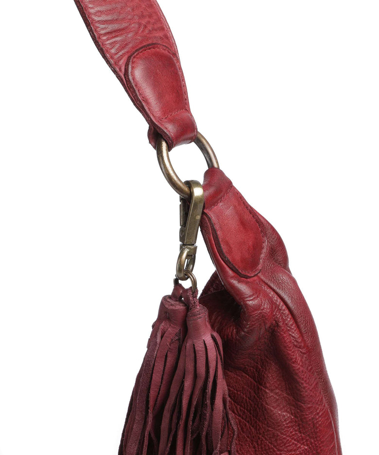 Taschendieb Wien Glücksbrücke 4 Hobo bag red burgundy