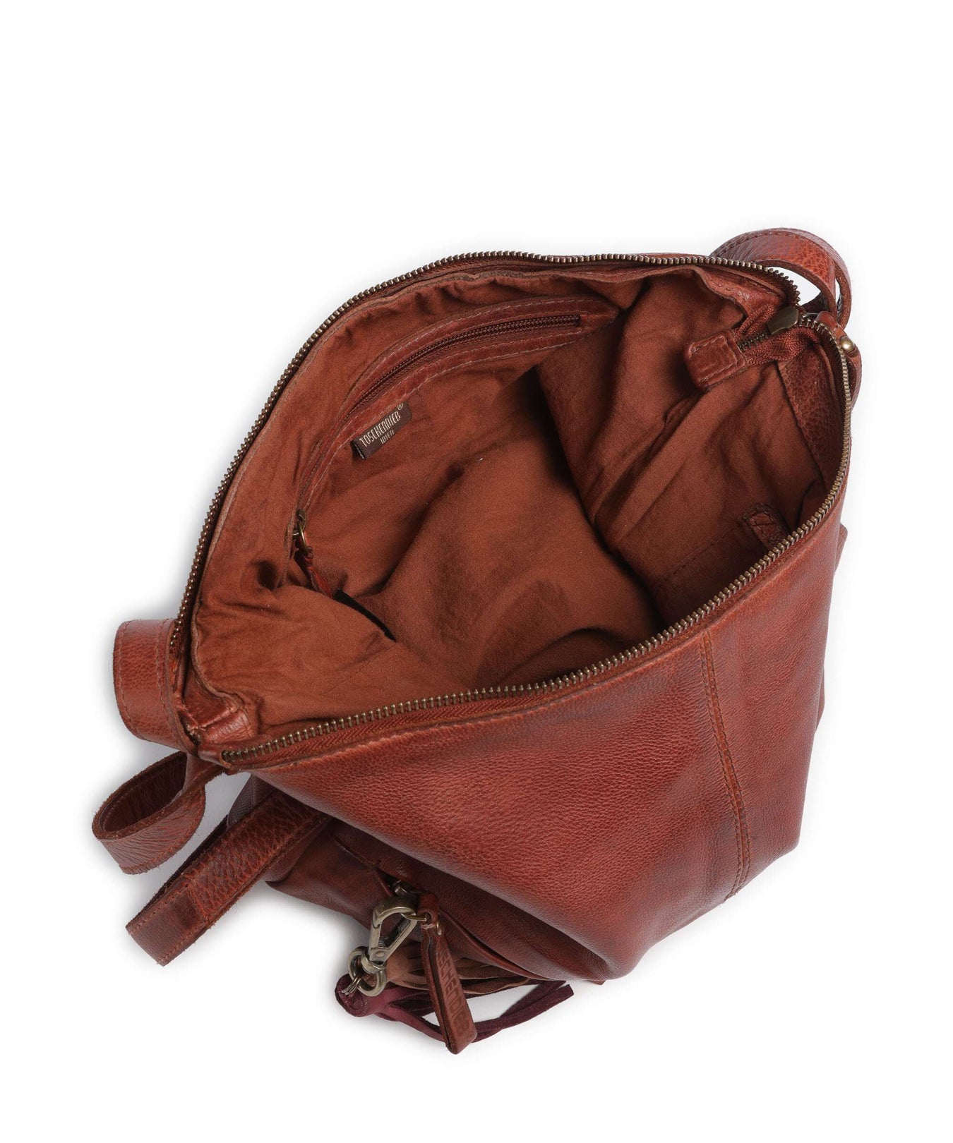 Taschendieb Wien Kaisterstrasse 3 Backpack bag brown brandy