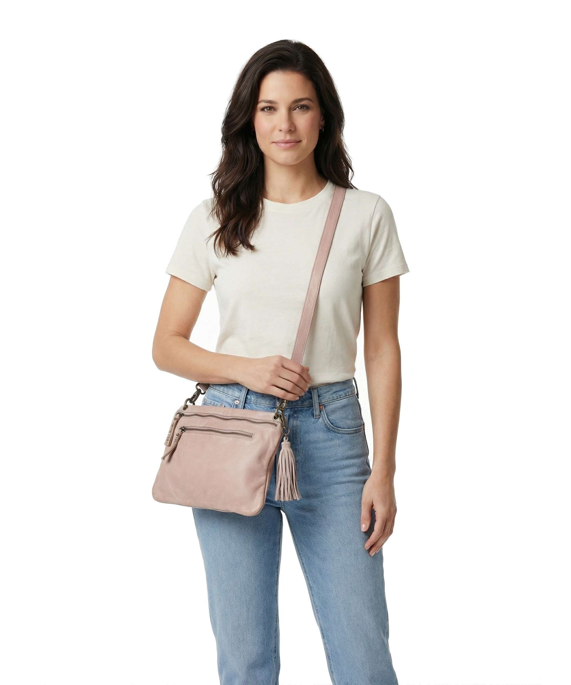 Taschendieb Wien Kaiserstrasse 18 Crossbody bag linen rose