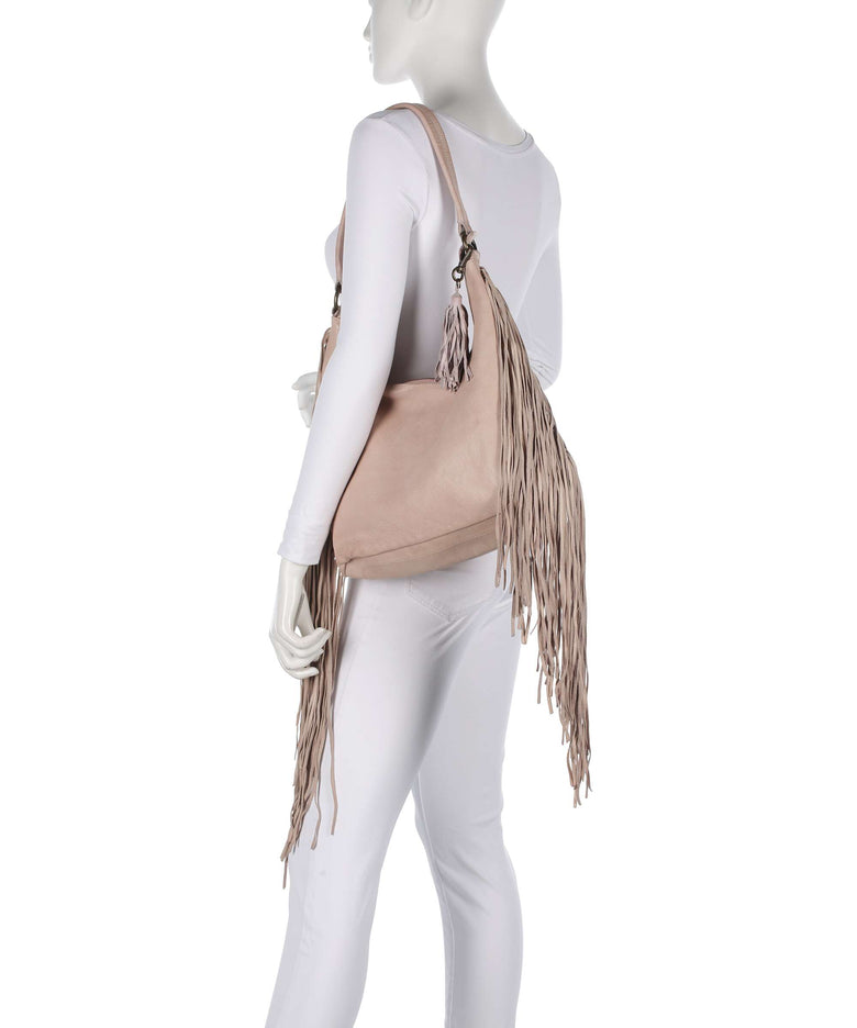 Taschendieb Wien Löwengasse 5x Hobo bag linen rose