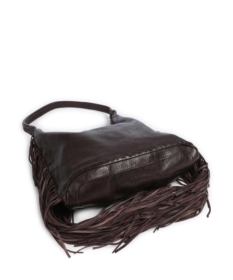 Taschendieb Wien Löwengasse 5x Hobo bag mokka